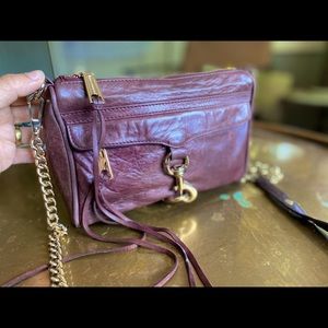 Rebecca Minkoff MAC leather chain strap purse